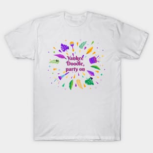 Yankee Doodle Party On T-Shirt